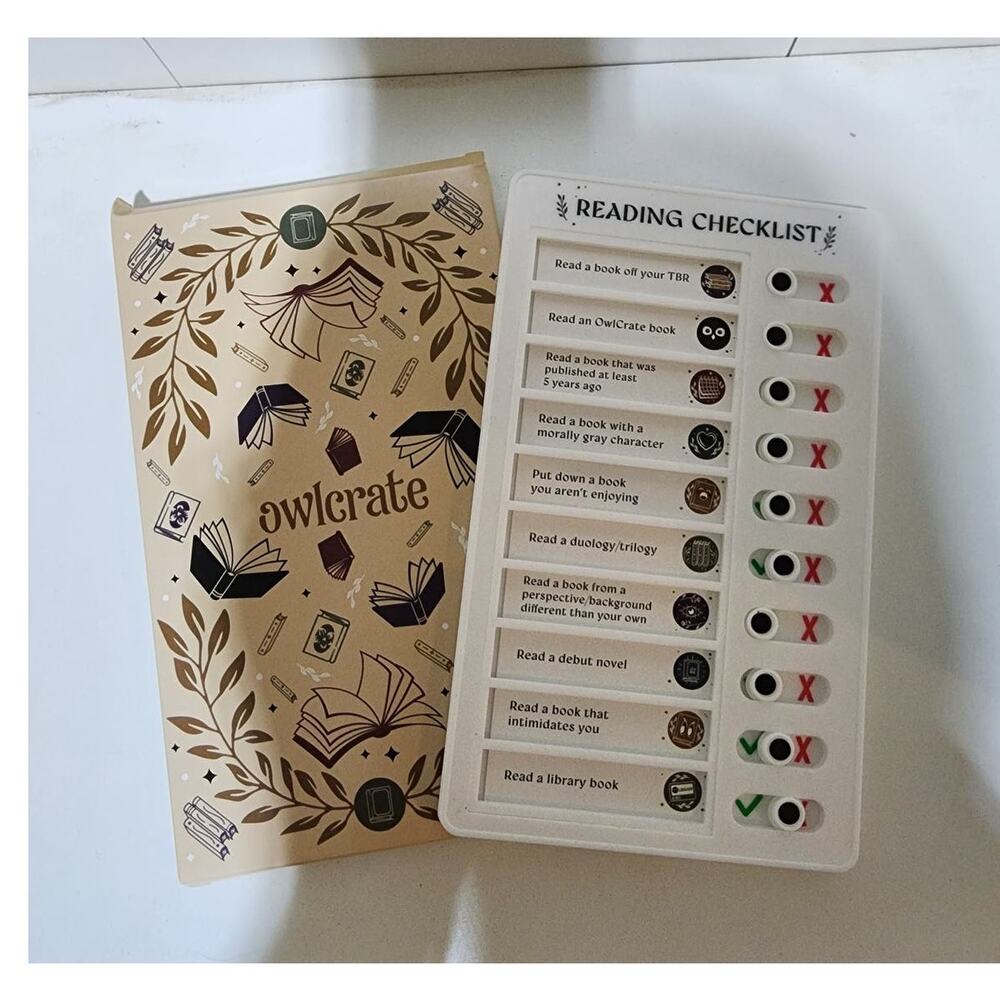 Owlcrate Reading Checklist